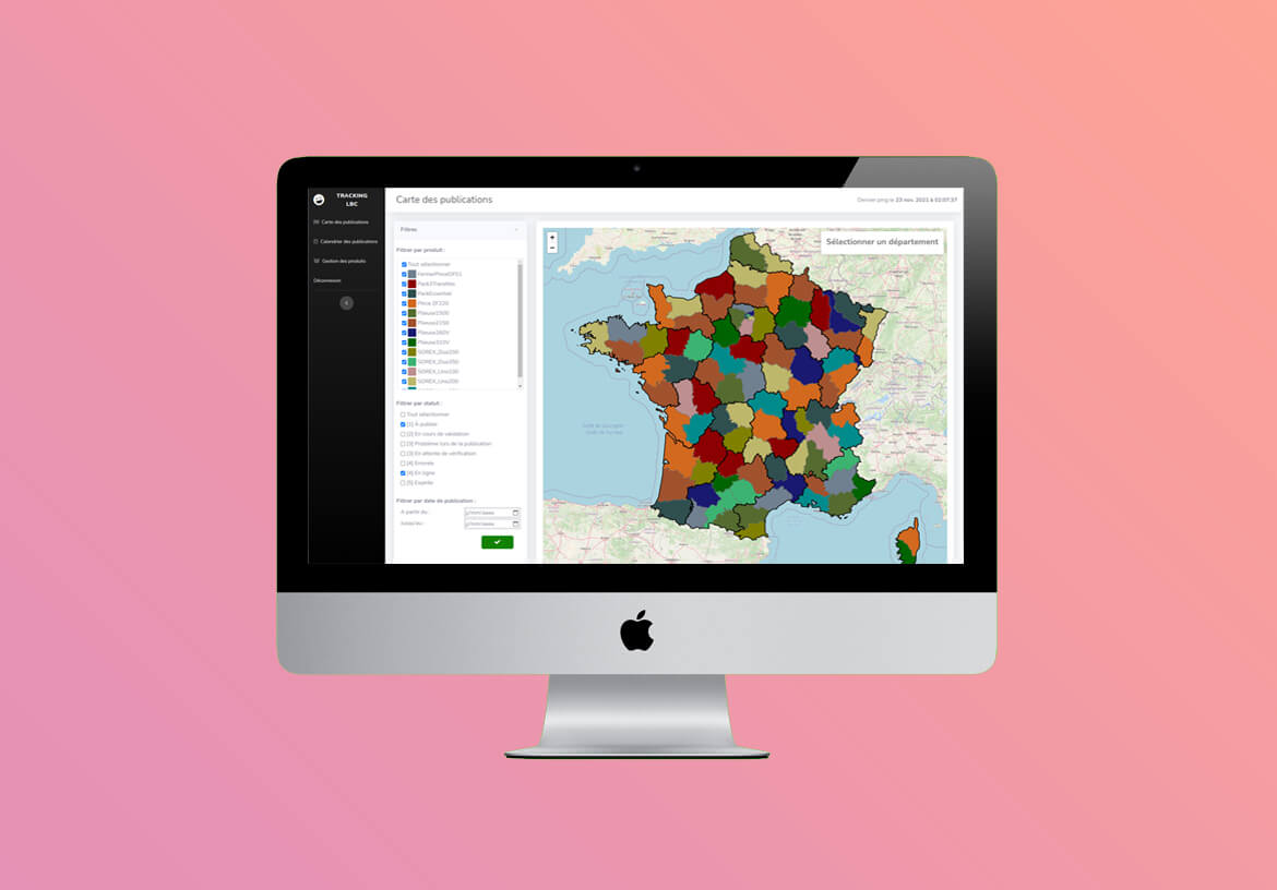 Logiciel de gestion de publication d'annonces