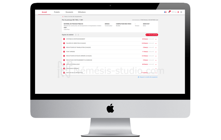 Page des produits de Lubconsult - Némésis studio