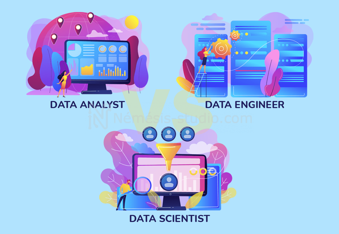 Data Analyst vs Data Scientist vs Data Engineer : quelle est la différence ?